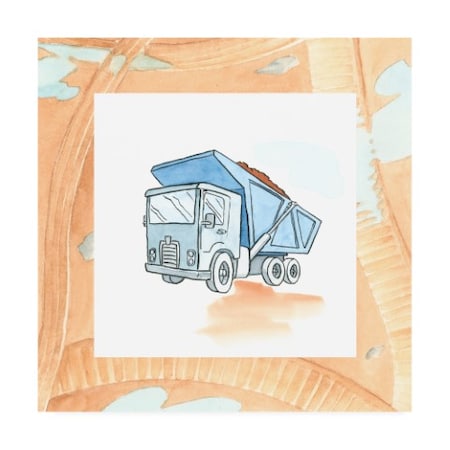 Charles Swinford 'Charlies Dump Truck Childrens Art' Canvas Art,24x24